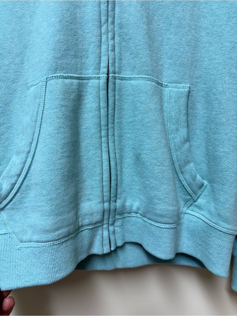 Fat Face Amy Teal Blue Zip Through Hoodie - Small - Picture 11 of 16